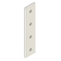 MODULAR SOLUTIONS ALUMINUM CONNECTING PLATE&lt;br&gt;45MM X 180MM FLAT TIE W/HARDWARE